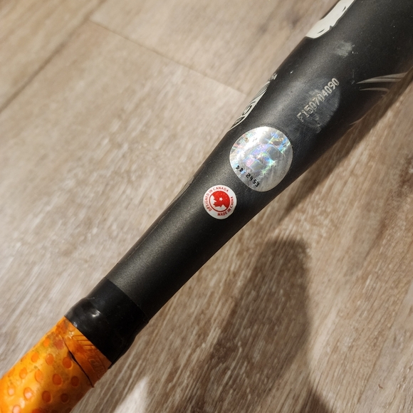 Combat Baseball Bat with Orange Grip - Picture 3 of 11